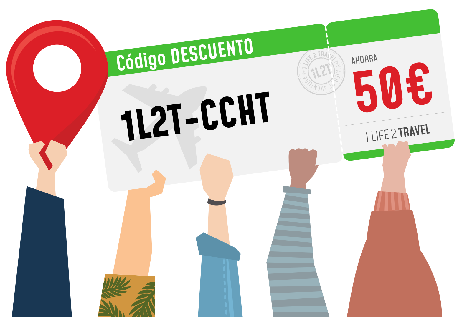 Código descuento 1L2T-CCHT